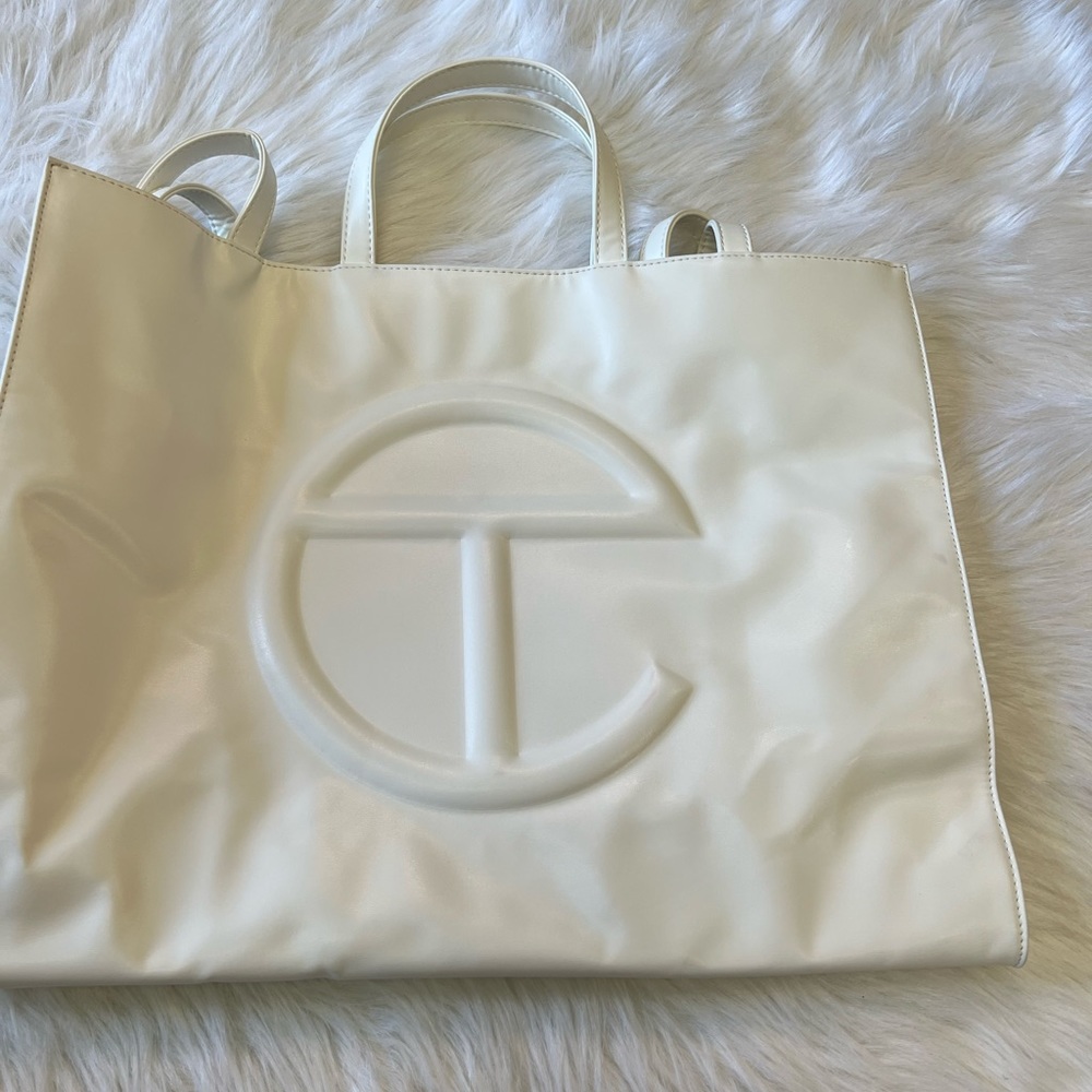 Large telfar white